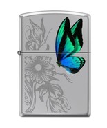 Zippo Lighter - Dazzling Butterfly High Polish Chrome - 854036 - $49.79 CAD