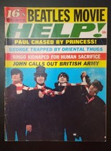 16 Magazine&#39;s Presentation of the Beatles&#39; Movie HELP! Summer 1965 Scarce - £46.01 GBP