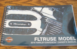 2016 Harley-Davidson Fltruse Owners Owner&#39;s Manual Cvo Road Glide New Spiral - £71.05 GBP