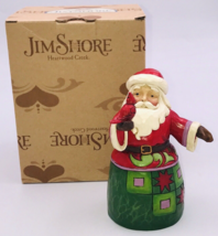 2013 Jim Shore Santa Claus w/ Cardinal Figurine 4034368 Festive Friends - £16.90 GBP