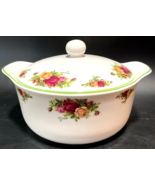 Old Country Roses Royal Albert 5 Pint Casserole 1998 Royal Doulton Cover... - $69.29