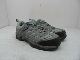 Aggressor Women's Steel Toe Steel Plate Approach Hiking Shoe Grey/Blue S... - $17.80