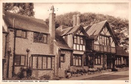 Rottingdean Sussex UK Tudor Cottage Foto Cartolina 1950s - £8.78 GBP