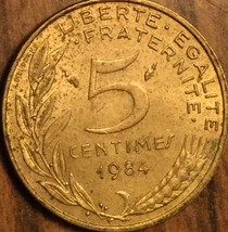1984 France 5 Centimes Coin - £1.01 GBP