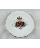 VTG Royal Grafton Queen Elizabeth II 1977 Silver Jubilee 4” Plate Bone C... - $18.98 CAD