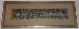 Mid Century Modern Abstract Gouache Painting On Board Signed Matted And Framed - $2,495.00