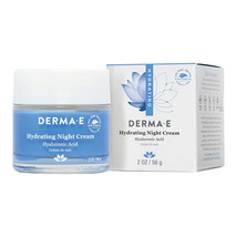 Derma-E Hydrating Night Cream with Hyaluronic Acid, Unscented, 2 Ounces - £21.63 GBP