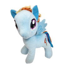 11&quot; My Little Pony Blue Rainbow Dash Pegasus Lightning Stuffed Animal Plush 2012 - £21.95 GBP