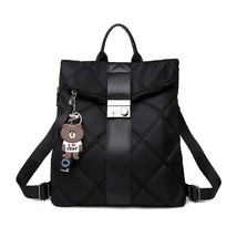 Retro Backpack Women Ox Cloth Multifunction Bag Travel Large Capacity School Bag - $173.91