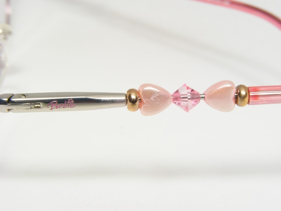 inottica Barbie BE41-452 SILVER PINK UNIQUE RARE EYEGLASSES 46-15-130mm Italy Item image 7
