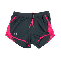 UNDER ARMOUR FLY BY 2.0 WOMEN&#39;S SHORTS NEW Small Grey &amp; Pink - $11.87