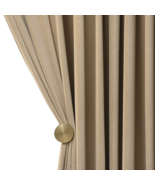 Anyhouz 250cm Light Pawn High Quality Modern Wool Velvet Blackout Curtains - $3,696.83 MXN