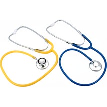 Single &amp; Dual Head Stethoscopes 2Pcs EMT Nurse EMS Medical Physician Tools - £10.97 GBP