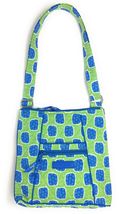  Vera Bradley Hipster Cross-body Bag in Doodle Blocks with Blue Interior - NWT - £32.03 GBP