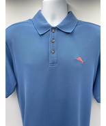T ommy Bahama L blue golf polo spring summer - £15.76 GBP