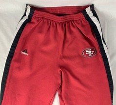 Vintage Adidas Track Pants San Francisco 49ers Tear Away NFL Medium90s - $59.99