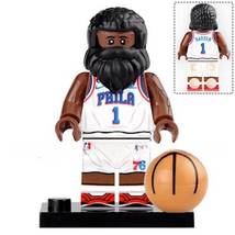 Basketball nba player james harden minifigures accessories lego compatible   copy thumb200