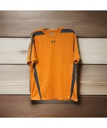 Orange Under Armour Heatgear XL Loose Short Sleeve Athletic T-Shirt - $13.99