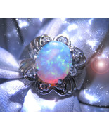 HAUNTED RING MOON CIRCLE CONNECT TO WITCH&#39;S ORACLES SECRET OOAK  MAGICK - $7,557.45 MXN