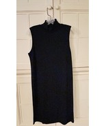 LAUREN RALPH LAUREN women’s sleeveless Mock Neck Little Black Dress Sz M... - $21.99