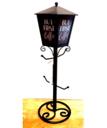 Wild Wings Lamp Post Metal Mug Holder with Lights Stands 25&quot; Tall &quot;Awesome&quot; - £46.92 GBP