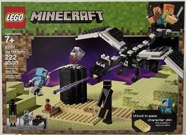 LEGO Minecraft The End Battle 21151 Ender Dragon Building Kit 222pcs 7+ - £30.35 GBP