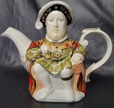 Vintage Made in England James Sadler Kings &amp; Queens Henry VIII Teapot - £42.39 GBP