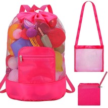Large Beach Bag With Single Shoulder Small Mesh Bag For Children Adults ... - £18.87 GBP