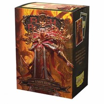 The Emperor Flesh and Blood Art Matte 100 ct Dragon Shield Sleeves Stand... - £14.94 GBP