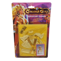 VINTAGE 1984 GALOOB GOLDEN GIRL FASHION EVENING ENCHANTMENT WHITE + GOLD... - $33.25