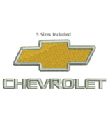 Chevrolet Chevy Car logo Digitized filled embroidery design Digital Down... - $4.50