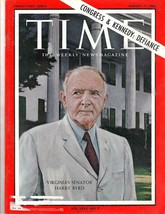 Time Magazine 1962, Congress &amp; Kennedy: Defiance,  Senator Byrd - £18.79 GBP