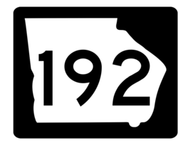 Georgia State Route 192 Sticker R3858 Highway Sign - $1.45+