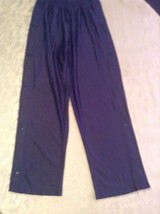 High 5 basketball pants Size Youth large tear away legs snaps warm up blue - $12.99