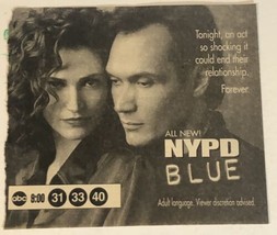 Nypd Blue Tv Guide Print Ad Jimmy Smits TPA8 - £4.43 GBP