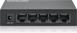 5 Port Fast Ethernet Network Switch Ethernet Splitter Unmanaged Plug Plu... - £38.02 GBP