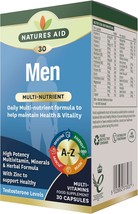 Multi-Vitamins and Minerals Capsules for Men - by Natures Aid - £38.60 GBP