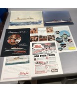 Lot Of 7 - Cunard Poster Print, 1 Photo, 1 Mag Article - Matson &amp; Bermud... - $282.25 MXN