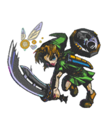 Anime Embroidery Pattern Zelda Link Sword Strike - $6.93 CAD