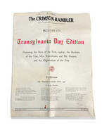 1947 Transylvania College Crimson Rambler Student Newspaper Lexington Ke... - £9.41 GBP