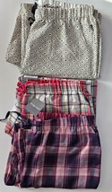 Eddie Bauer Women’s Pajama, Lounge Plaid Sleepwear Pants Elastic Waist, ... - $17.07