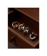 18k Gold Birdcage Hearts Hoop Earrings elegant, unique, stunning,gift fo... - £23.97 GBP