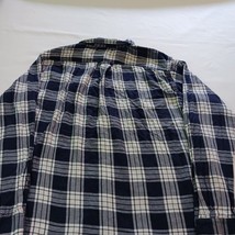 KA Knights Apparel Auburn University Men’s Blue Cotton Plaid Shirt Long Sleeve L image 9