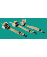 bmw f10 rear left right center seat buckle belt belts set oem 2011-2016 - $1,815.40 MXN