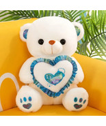 Mother&#39;s Day Glowing Led Teddy Bear Soft Plush Toy All Occasions-WHITE - £15.70 GBP