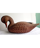 VTG Wood Wooden Mallard Glass Eyed Duck Decoy Hand Carved &amp; Painted Sign... - $4,053.59 MXN