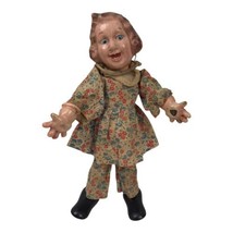 Vintage Ideal Baby Snooks Fanny Brice Actress 1938 Composition 13” Flexy Doll - $46.75