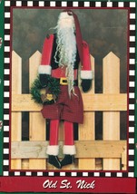 L.A. Designs 20&quot; Old St. Nick Christmas Woodworking Display Craft Pattern - £9.60 GBP