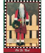 L.A. Designs 20&quot; Old St. Nick Christmas Woodworking Display Craft Pattern - £9.45 GBP