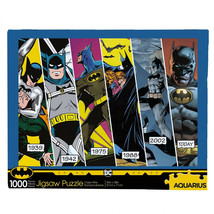 DC Comics Batman Timeline Grid 1000 Piece Jigsaw Puzzle Multi-Color - £29.88 GBP